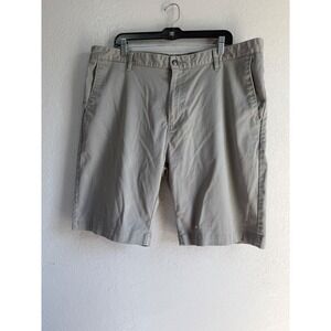 Volcom Frickin Modern Stretch Chino Shorts Mens 40 Gray A09117V3 Skate Casual